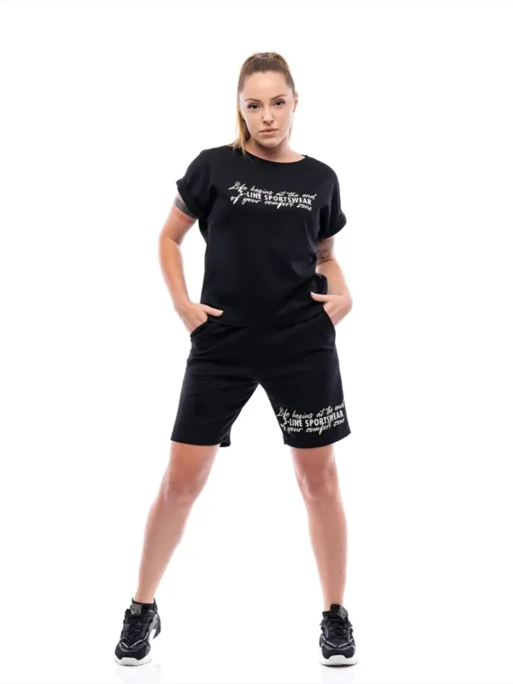 Дамски екип S-LINE ComfortStyle - Черен, XS