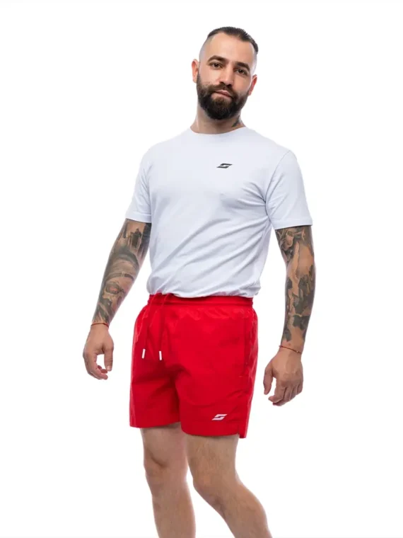 Мъжки бермуди S-LINE Summer - Червен, 6XL