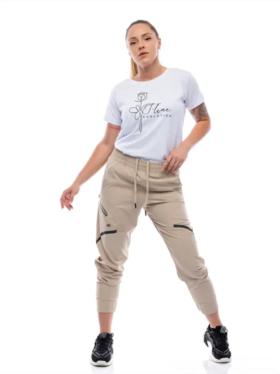 Дамски панталон S-LINE New Style - Бежов, XL