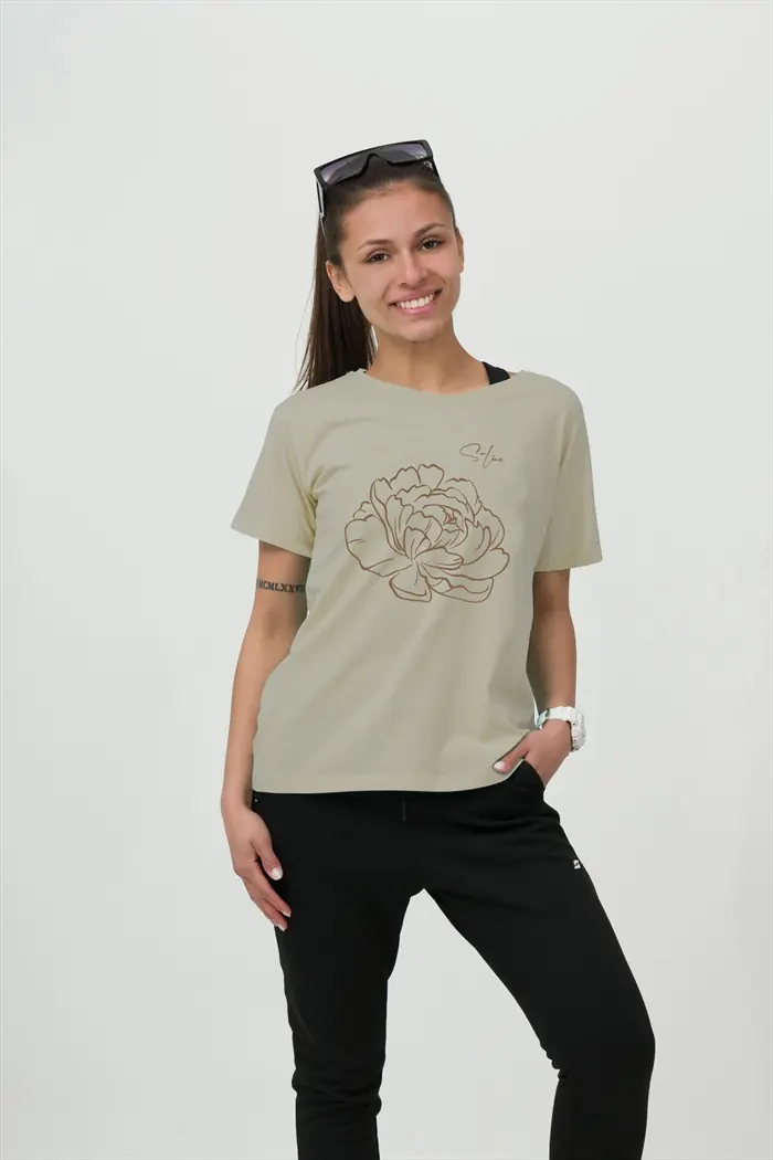 BrownWomen_t-shirt-Rose-sline